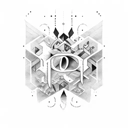 combinations of letters of marcelo tattoo design idea