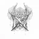 combinations of letters of marcelo tattoo design idea