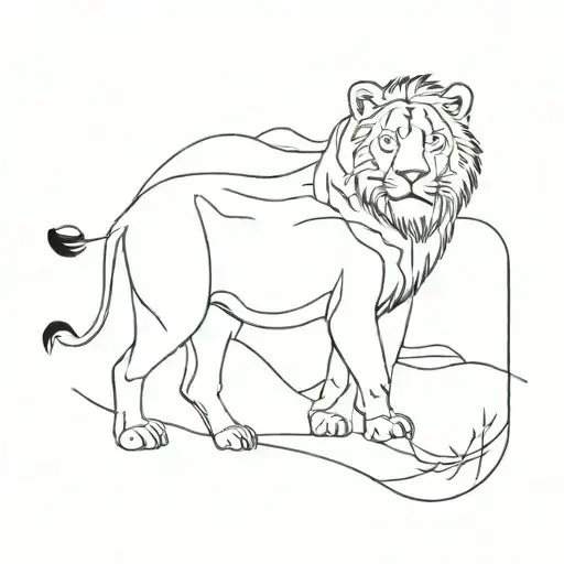 fine line big five  tattoo design idea