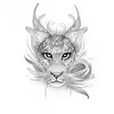 Andrea Text tattoo design idea