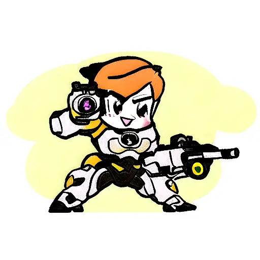 overwatch tattoo design idea