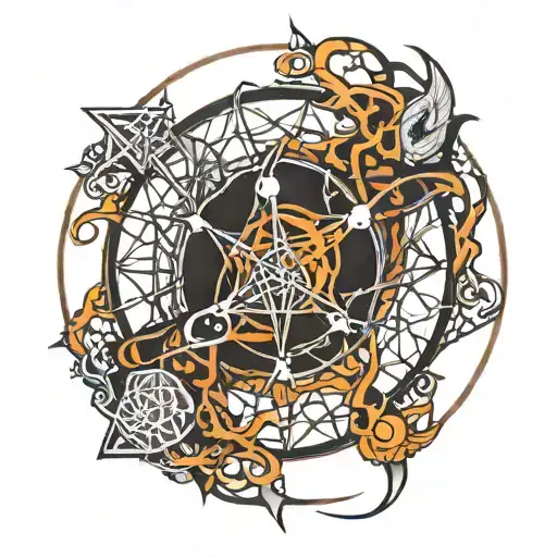 Web of Wyrd  tattoo design idea
