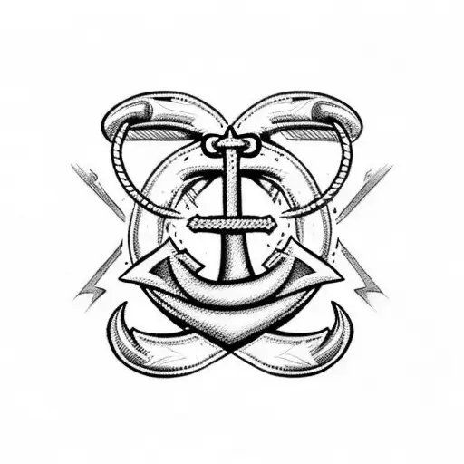 anchor with "yesterday is history, tommorow is a mystery but today is a gift thats why its called the present" tattoo design idea