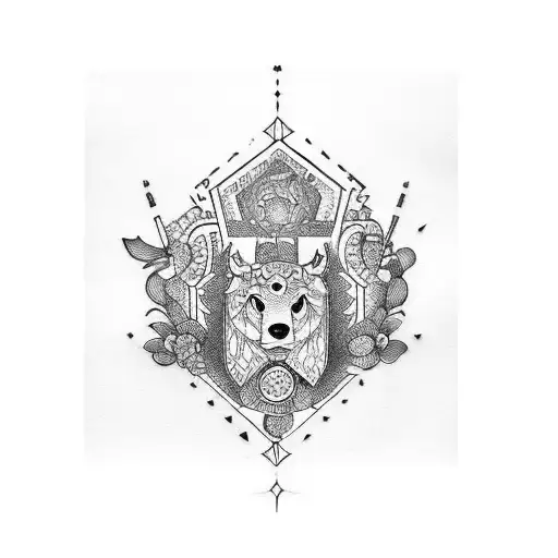 a line between Bilbao, Ponferada, Leon and Barcelona tattoo design idea