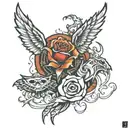 a tattoo inspired by linkin park waiting for the end tattoo design idea