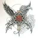 a tattoo inspired by linkin park waiting for the end tattoo design idea