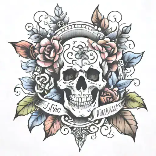 life and struggle against dementia   tattoo design idea