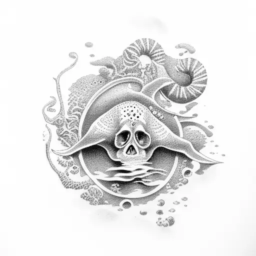dive ocean  tattoo design idea