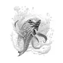 dive ocean  tattoo design idea