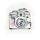 camera tattoo design idea