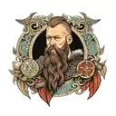 ragnar lothbrok tattoo design idea