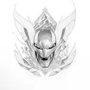 Marvel logos tattoo design idea