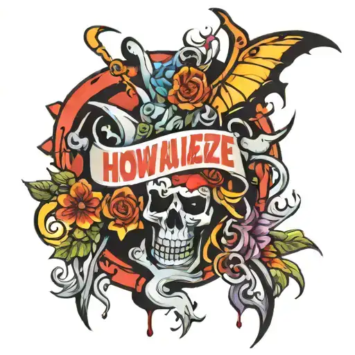 graffiti that says "how hard it is to idealize a perfect relationship" tattoo design idea