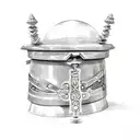 chest shrine  tattoo design idea