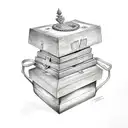 chest shrine  tattoo design idea