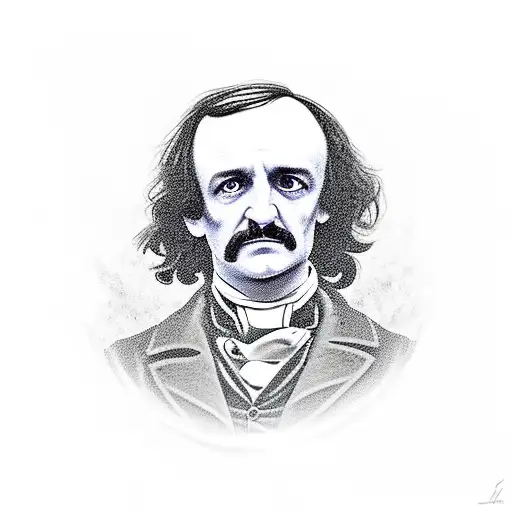 Edgar Allen Poe as Pixar character tattoo design idea