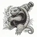 master oogway tattoo design idea