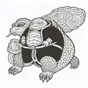 master oogway tattoo design idea