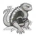 master oogway tattoo design idea