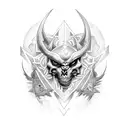 dark fantasy  tattoo design idea