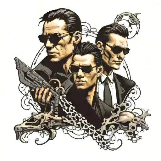 matrix tattoo design idea