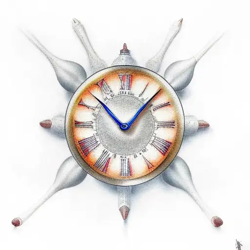 Persistence of Memory but with hearts instead of clocks tattoo design idea