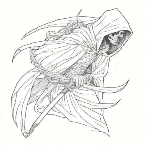 Grim Reaper tattoo design idea