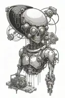 software developer coding tattoo design idea
