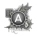 software developer coding symbols tattoo design idea