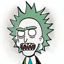 Rick from rick and morty tattoo design idea