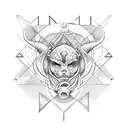 leo, libra and Pisces  tattoo design idea