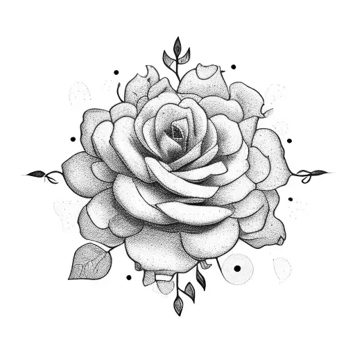 A beautiful bouquet of flowers growing from a semicolon, symbolizing the growth and strength that comes from overcoming mental health challenges tattoo design idea