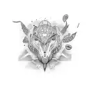 someone playing the slot machine hitting triple 7 tattoo design idea