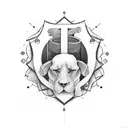 someone playing the slot machine hitting triple 7 tattoo design idea