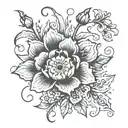 Opium tattoo design idea
