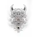 fudog tattoo design idea