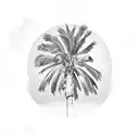 Palm Tree tattoo design idea