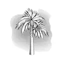 Palm Tree tattoo design idea