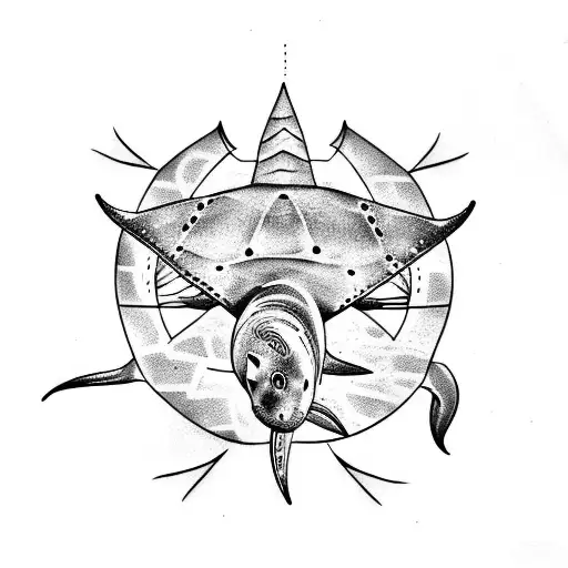 Geometry Turtle Tattoo. Original Design — Steemit