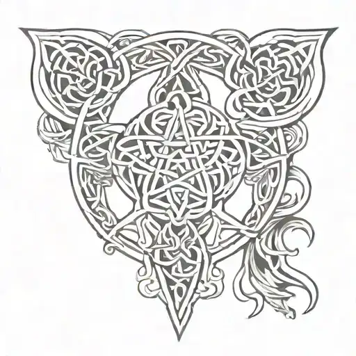 celtic tattoo curse witchcraft inspired tattoo featuring tattoo design idea