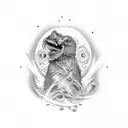 agape love tattoo design idea