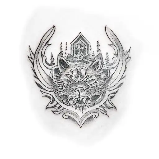 A old bus  tattoo design idea