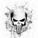 punisher ak47 tattoo design idea