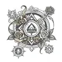 hermetics principle tattoo design idea