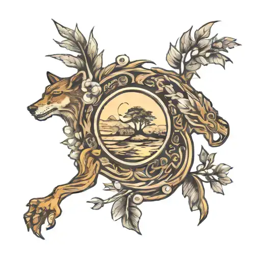 Western australia theme tattoo tattoo design idea