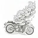 Tattoo idea that says blazing butts tattoo design idea