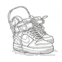 80s tattoo design idea