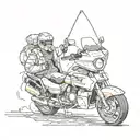 80s tattoo design idea