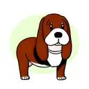 Basset hound  tattoo design idea