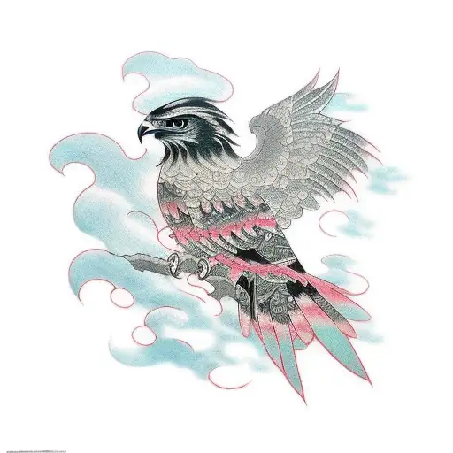 Woman Hawk Fantasy: Over 41 Royalty-Free Licensable Stock Vectors & Vector  Art | Shutterstock